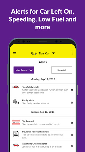 Android application Autobrain screenshort