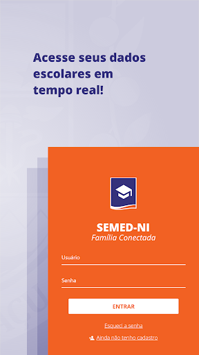 Android application SEMED-NI - Família Conectada screenshort
