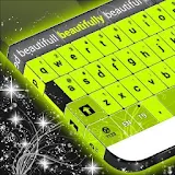 Neon Green Letters Keyboard icon