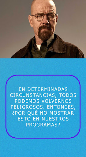 Android application Bryan Cranston frases screenshort