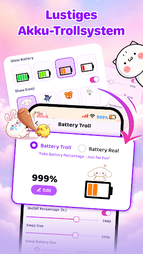 Emoji Batterie - Statusleiste screenshot 3