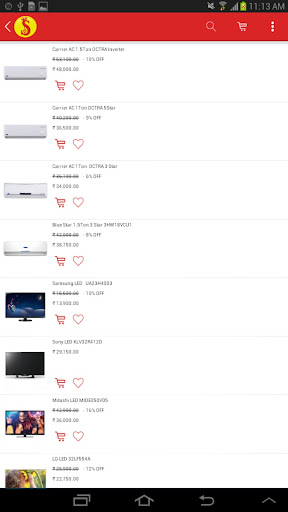 Sathya Online Shopping Screen 3