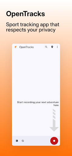 Screenshot of OpenTracks