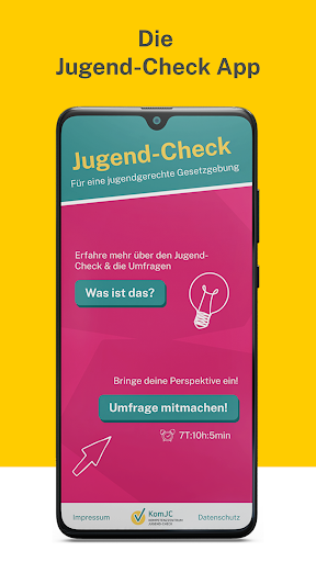 Android application Jugend-Check screenshort
