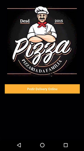 Android application Pizzaria da Família screenshort
