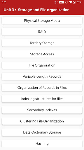 Database Management Systems Screen 3