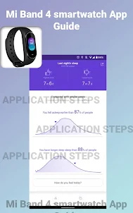 Mi Band 4 smartwatch App Guide