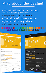 Schermafbeelding Shapy Adaptive Icon Pack