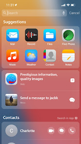 Captura de Pantalla 5 Phone 15 Launcher, OS 17 android