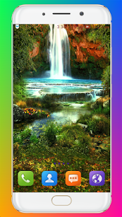 Waterfall Wallpaper HD android2mod screenshots 12