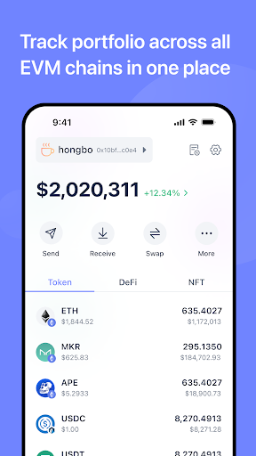 Android application Rabby Wallet - Crypto & EVM screenshort