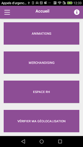 Android application MyDistricom screenshort