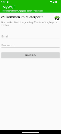 Android application MyWGF screenshort