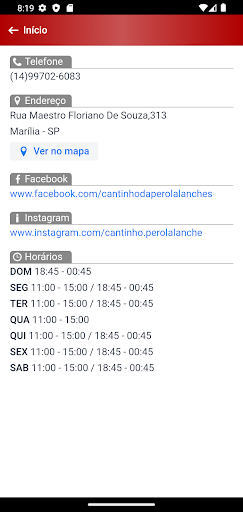 Cantinho da Pérola Screen 2