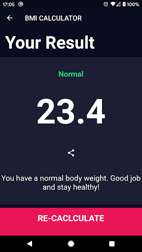 Fast BMI Calculator