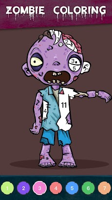 Zombie Coloring - Color by Numのおすすめ画像2