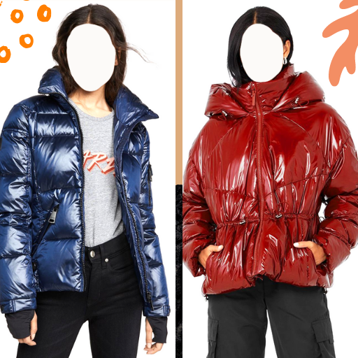 Women Puffer Jacket Suits logo