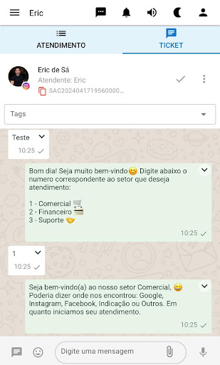 Android application SacMais screenshort