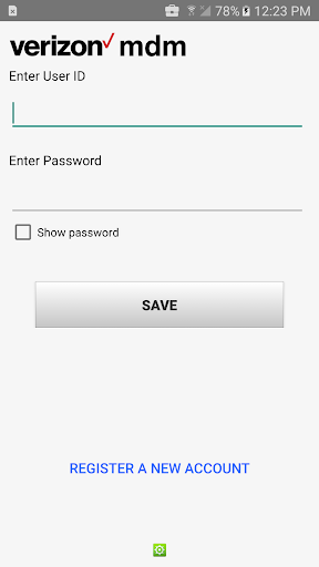 Android application Verizon MDM screenshort