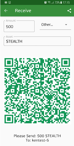 BiTSy - Bitshares wallet Screen 3