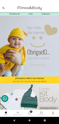 Android application Mimos & Body screenshort