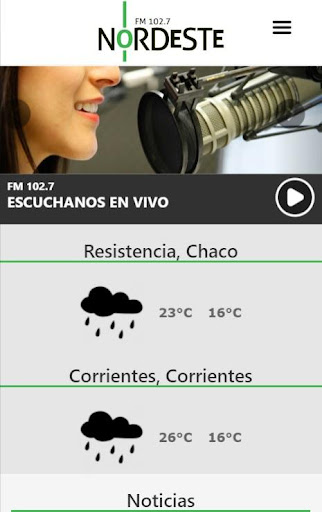 Android application Radio Nordeste screenshort