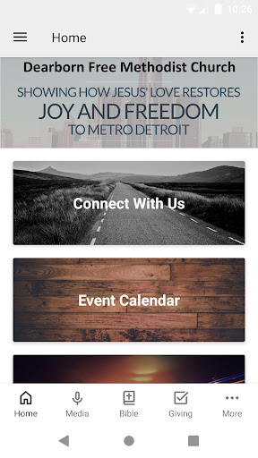 Android application Dearborn Free Methodist Church screenshort