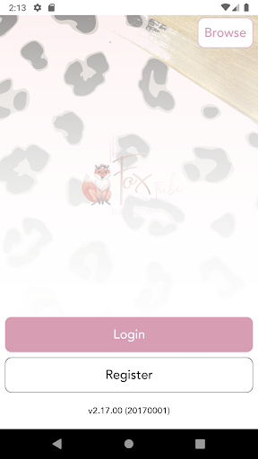 Android application Fox Tribe Boutique screenshort
