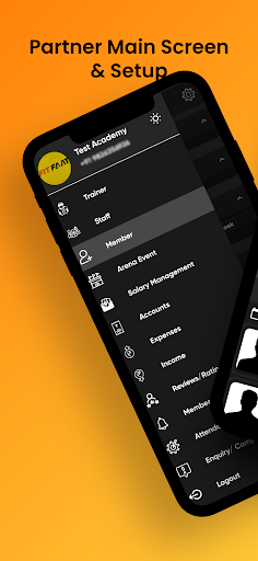Android application Fitfaat Partner Gym Management screenshort