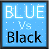 Pretty Blue Vs Black Keyboard icon