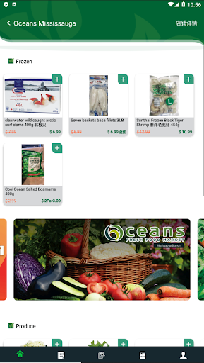 Android application Oceans & Nations Fresh Foods screenshort