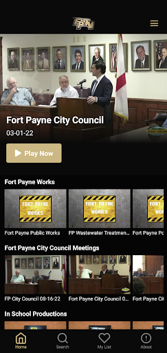 Android application FPTV screenshort