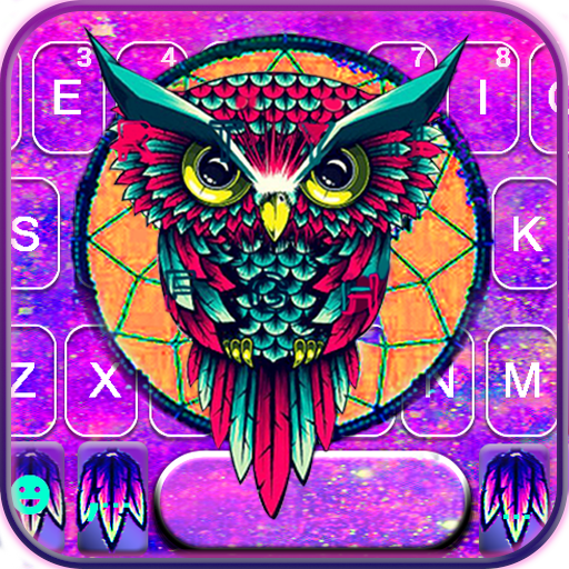 Dream Catcher Owl Keyboard The