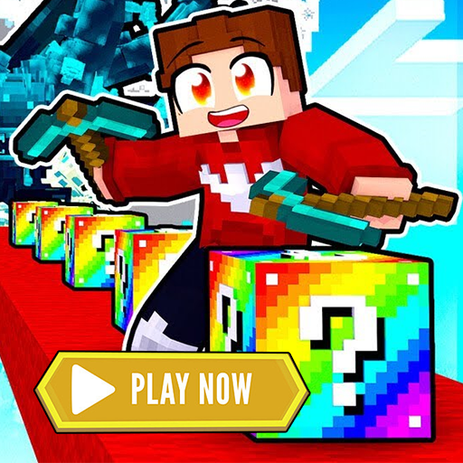 Lucky block mod for Minecraft logo