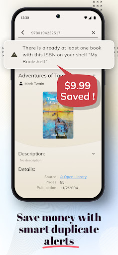 Screenshot of My Book Inventory Scanner App