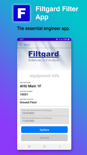 Filtgard Filter App Screen 3