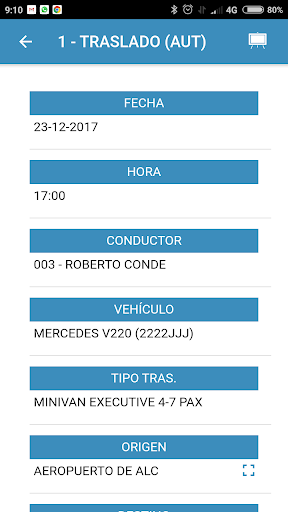 Gestión Conductores E-VTC Screen 2