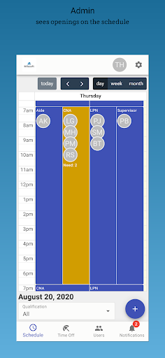 Milesoft Schedule Screen 3