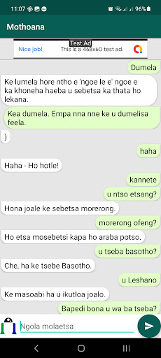 Android application Mothoana screenshort