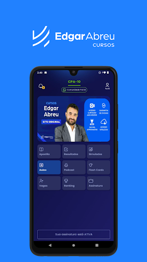 Android application Certificações Edgar Abreu screenshort