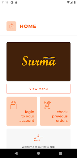 Android application Bayleaf Surma Tandoori screenshort