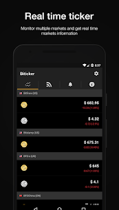 Biticker Pro Bitcoin Price Ripple Ethereum Apk app for Android 1