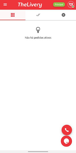 Android application TheLivery para Empresas screenshort
