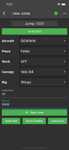Sprungbuch Screen 3