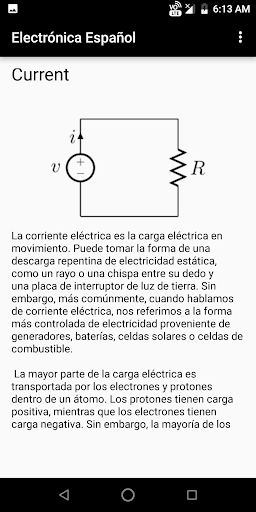 Electronics Español Screen 3