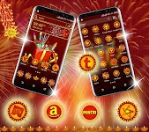 screenshot of Diwali Crackers Launcher Theme