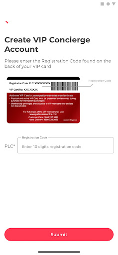 PLC VIP Concierge (SG) Screen 2
