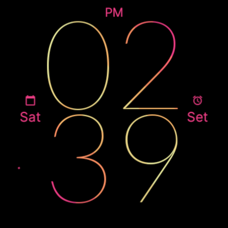 Happy Line Watch Face screenshot 5
