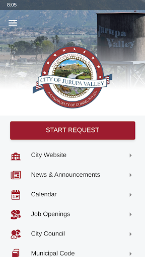 Android application My Jurupa Valley screenshort