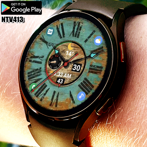 NTV413 - Old Wood watchface screenshot 6